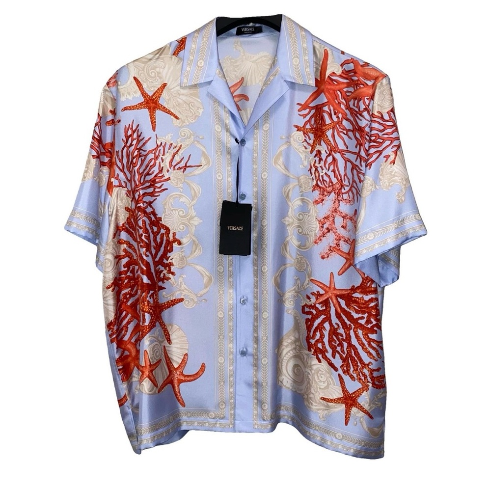 Versace Coral and Starfish Print Shirt